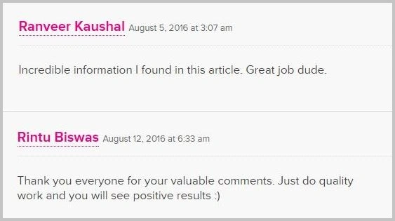 Blog commenting as an SEO interview concept